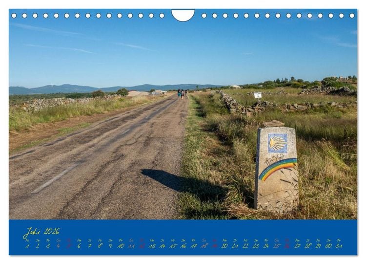 Produktbild: Camino 2026 (Wandkalender 2026 DIN A4 quer), CALVENDO Monatskalender