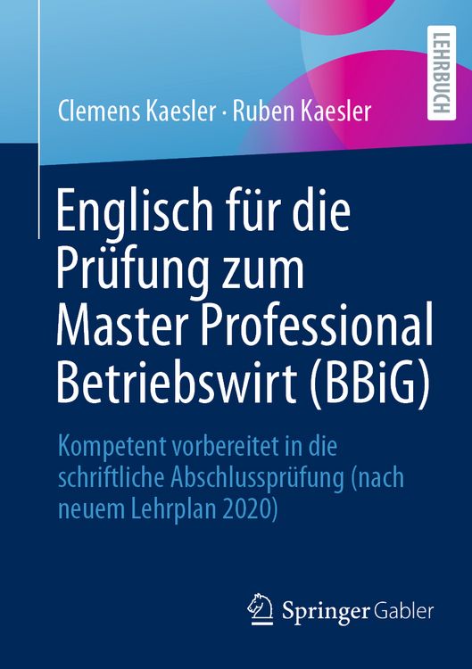 Produktbild: Englisch f&uuml;r die Pr&uuml;fung zum Master Professional Betriebswirt (BBiG)