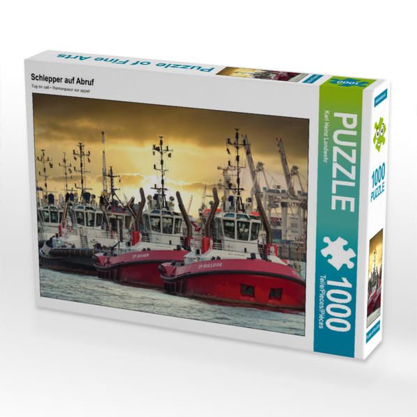 Produktbild: CALVENDO Puzzle Schlepper auf Abruf | 1000 Teile Lege-Gr&ouml;&szlig;e 64x48cm Foto-Puzzle f&uuml;r gl&uuml;ckliche Stunden