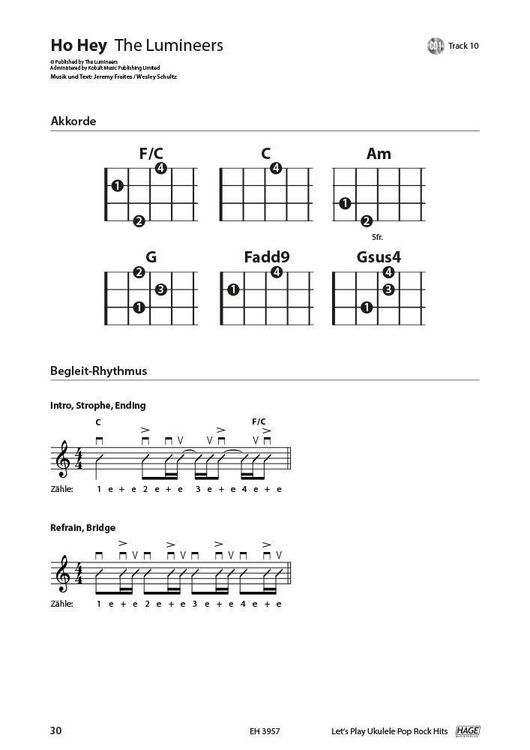Produktbild: Let's Play Ukulele Pop Rock Hits (mit 2 CDs)