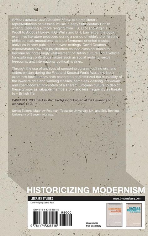 Produktbild: British Literature and Classical Music