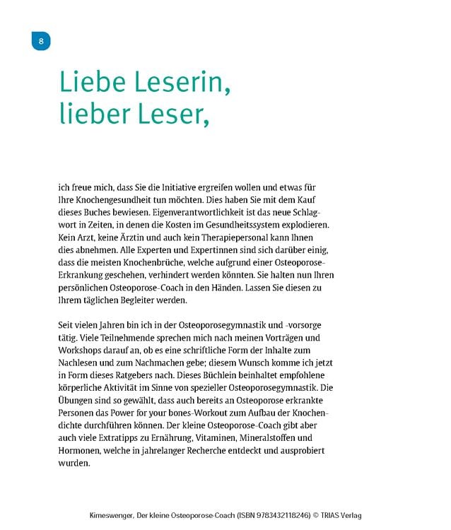 Produktbild: Der kleine Osteoporose-Coach