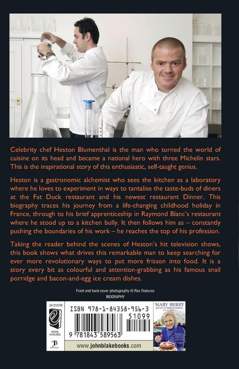 Produktbild: Heston Blumenthal - The Biography of the World's Most Brilliant Master Chef