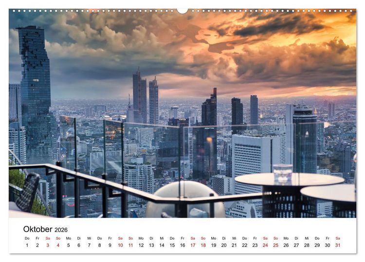 Produktbild: Bangkok das traumhafte Reiseziel (Wandkalender 2026 DIN A2 quer), CALVENDO Monatskalender