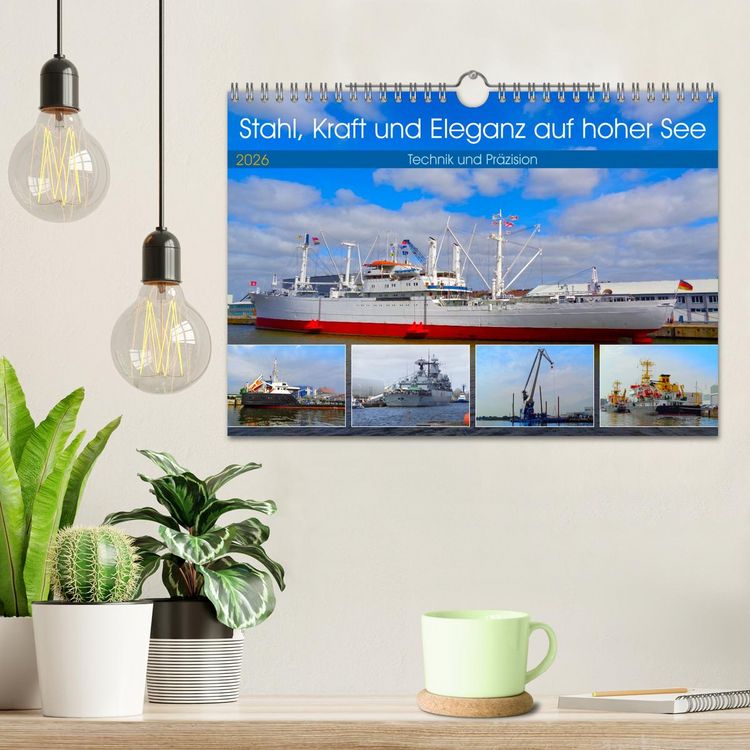 Produktbild: Stahl, Kraft und Eleganz auf hoher See (Wandkalender 2026 DIN A4 quer), CALVENDO Monatskalender