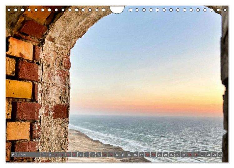 Produktbild: Rubjerg Knude Fyr - Ein Leuchtturm auf Abwegen (Wandkalender 2026 DIN A4 quer), CALVENDO Monatskalender