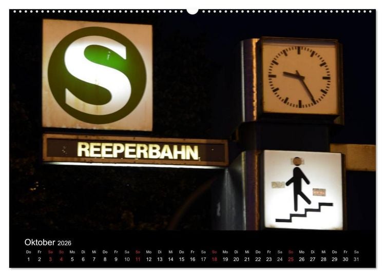 Produktbild: S&uuml;ndige Meile - Reeperbahnbummel (Wandkalender 2026 DIN A2 quer), CALVENDO Monatskalender