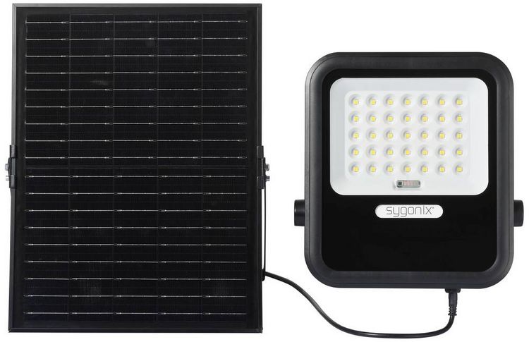 Produktbild: Sygonix SY-6313014 Solar-Wandstrahler 20W Leuchtfarben: Warmwei&szlig;