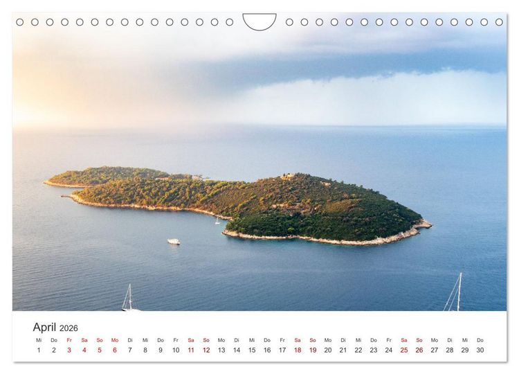 Produktbild: Kroatien - Eine Reise durch traumhafte Landschaften. (Wandkalender 2026 DIN A4 quer), CALVENDO Monatskalender