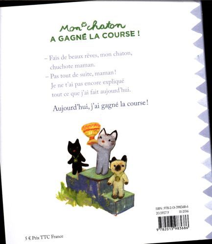 Produktbild: Mon chaton a gagn&eacute; la course !