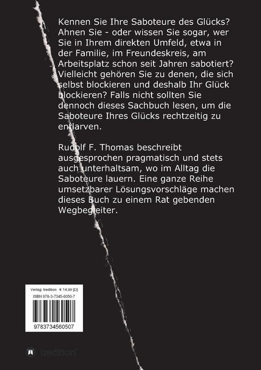 Produktbild: Saboteure des Gl&uuml;cks