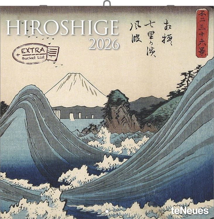 Produktbild: Hiroshige 2026 - Wand-Kalender - Broschüren-Kalender - 30x30 - 30x60 geöffnet - Kunst-Kalender