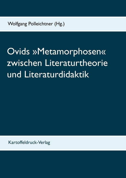 Produktbild: Ovids 'Metamorphosen' zwischen Literaturtheorie und Literaturdidaktik