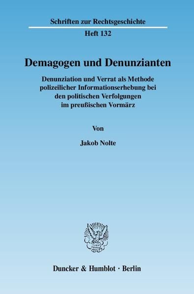 Produktbild: Demagogen und Denunzianten.