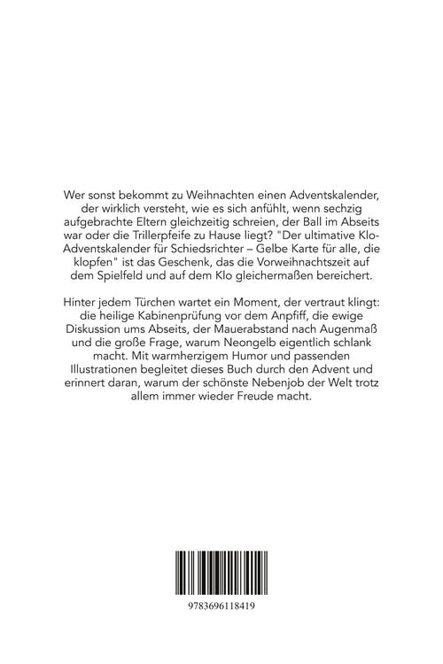 Produktbild: Der ultimative Klo-Adventskalender f&uuml;r Schiedsrichter