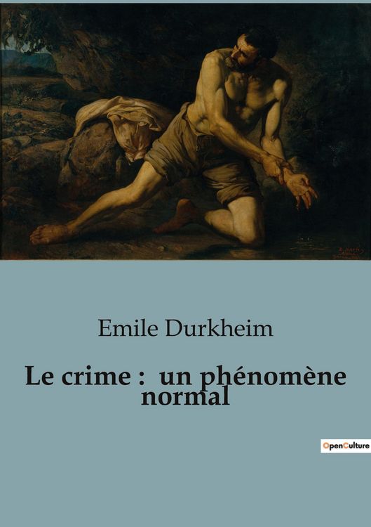 Produktbild: Le crime : un ph&eacute;nom&egrave;ne normal