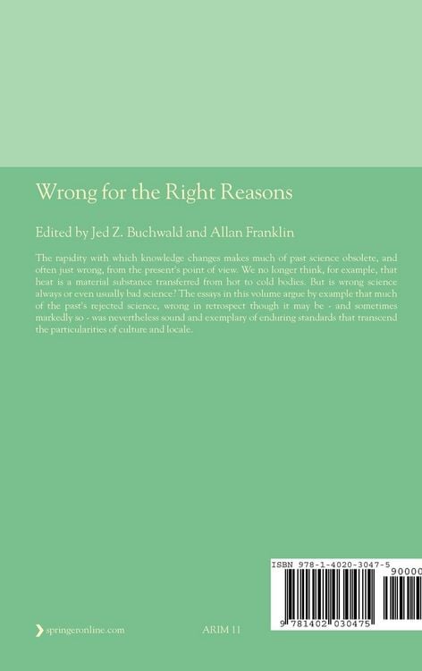 Produktbild: Wrong for the Right Reasons