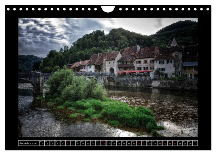Produktbild: Paysages suisses (Calendrier mural 2026 DIN A4 vertical), CALVENDO calendrier mensuel