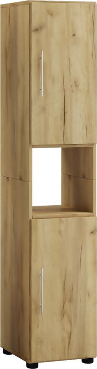 Produktbild: Holz Badm&ouml;bel Badschrank Hochschrank Flandu