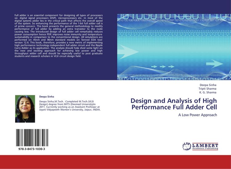 Produktbild: Design and Analysis of High Performance Full Adder Cell