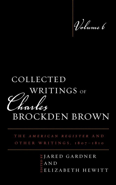 Produktbild: Collected Writings of Charles Brockden Brown