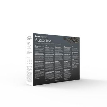 Produktbild: CREATIVE Sound Blaster Audigy FX V2 Hi-Res 5.1 PCIe Soundkarte