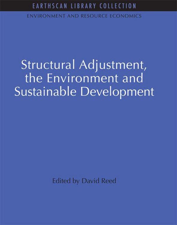 Produktbild: Structural Adjustment, the Environment and Sustainable Development