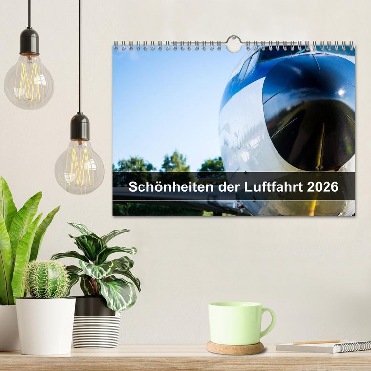 Produktbild: Sch&ouml;nheiten der Luftfahrt 2026 (Wandkalender 2026 DIN A4 quer), CALVENDO Monatskalender