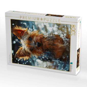 Produktbild: CALVENDO Puzzle Das Wasser ist aber noch kalt | 1000 Teile Lege-Gr&ouml;&szlig;e 64x48cm Foto-Puzzle f&uuml;r gl&uuml;ckliche Stunden