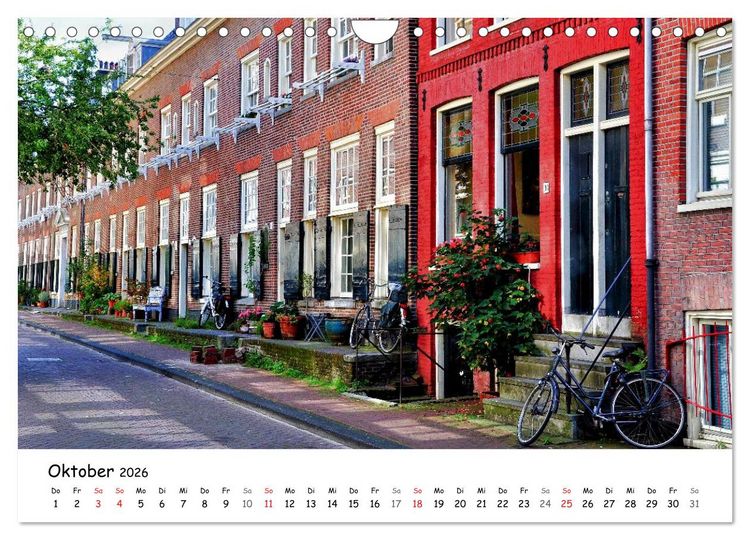 Produktbild: Velomantisch - Radimpressionen (Wandkalender 2026 DIN A4 quer), CALVENDO Monatskalender