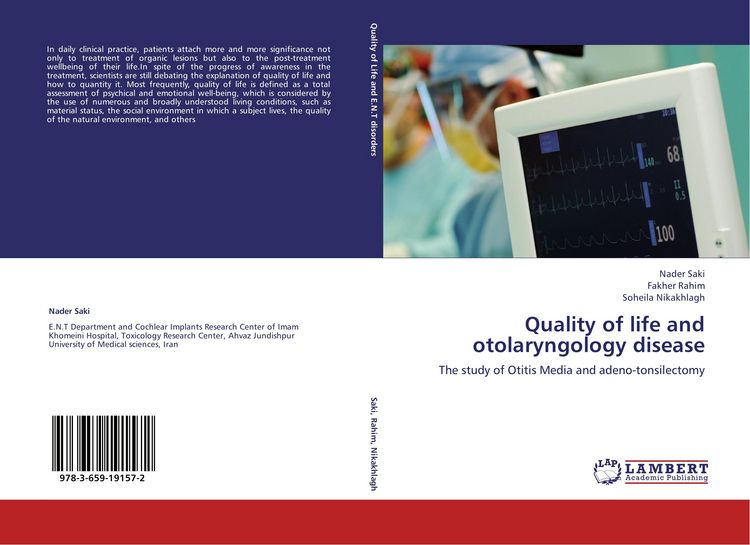 Produktbild: Quality of life and otolaryngology disease