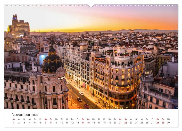Produktbild: Spanien - Ein wundervolles Land mit viel Sonnenschein. (Wandkalender 2026 DIN A2 quer), CALVENDO Monatskalender