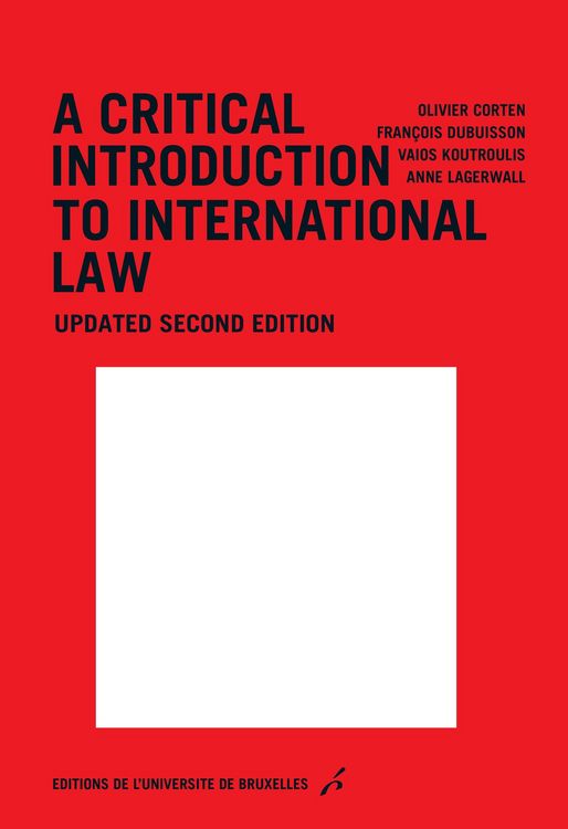 Produktbild: A critical introduction to international law