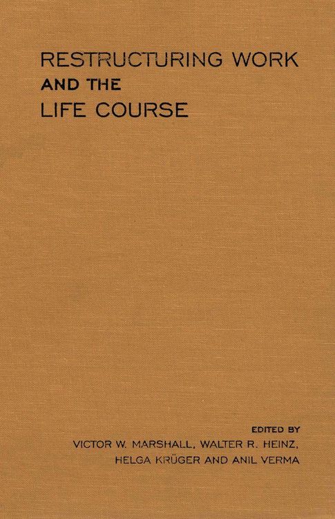 Produktbild: Restructuring Work and the Life Course