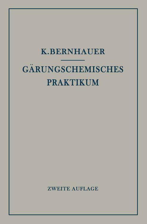 Produktbild: G&auml;rungschemisches Praktikum
