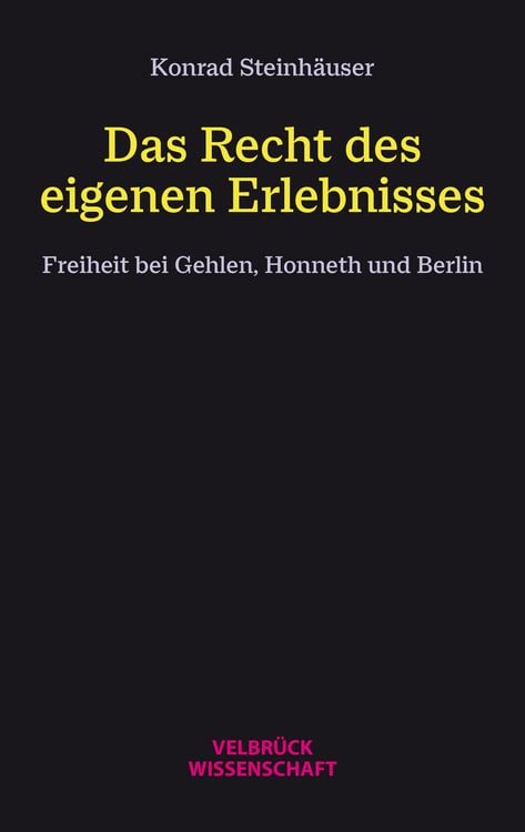 Produktbild: Das Recht des eigenen Erlebnisses