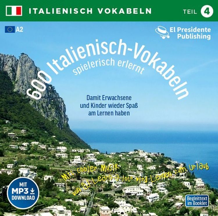 Produktbild: 600 Italienisch-Vokabeln spielerisch erlernt. Grundwortschatz 4. CD