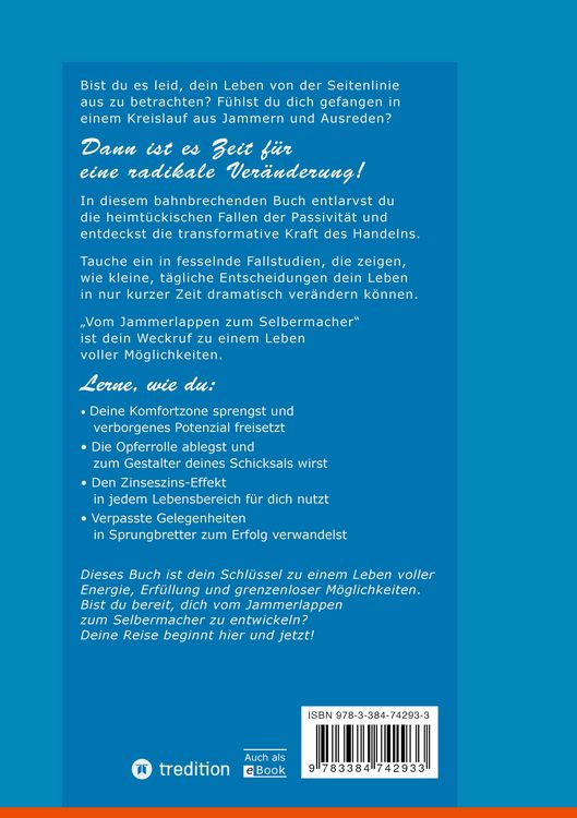 Produktbild: Vom Jammerlappen zum Selbermacher