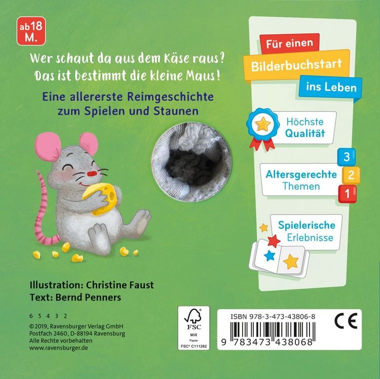 Produktbild: Mein liebstes Fingerpuppenbuch: Hallo, kleine Maus!
