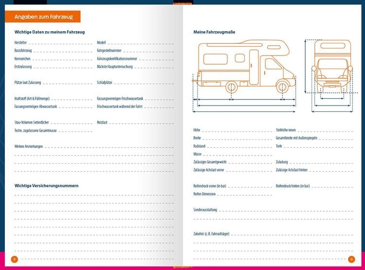 Produktbild: Reise Know-How Wohnmobil-Tourguide Logbuch: Notizbuch f&uuml;r unterwegs