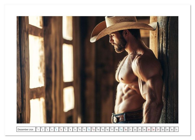 Produktbild: Sattel mich, Cowboy! (Wandkalender 2026 DIN A3 quer), CALVENDO Monatskalender