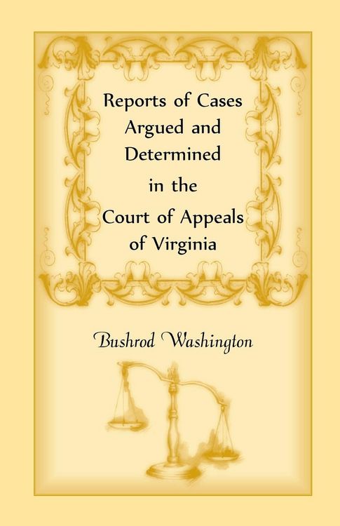 Produktbild: Reports of Cases Argued and Determined in the Court of Appeals of Virginia