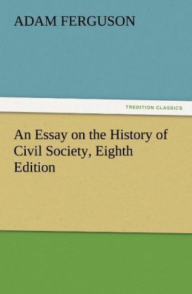 Produktbild: An Essay on the History of Civil Society, Eighth Edition