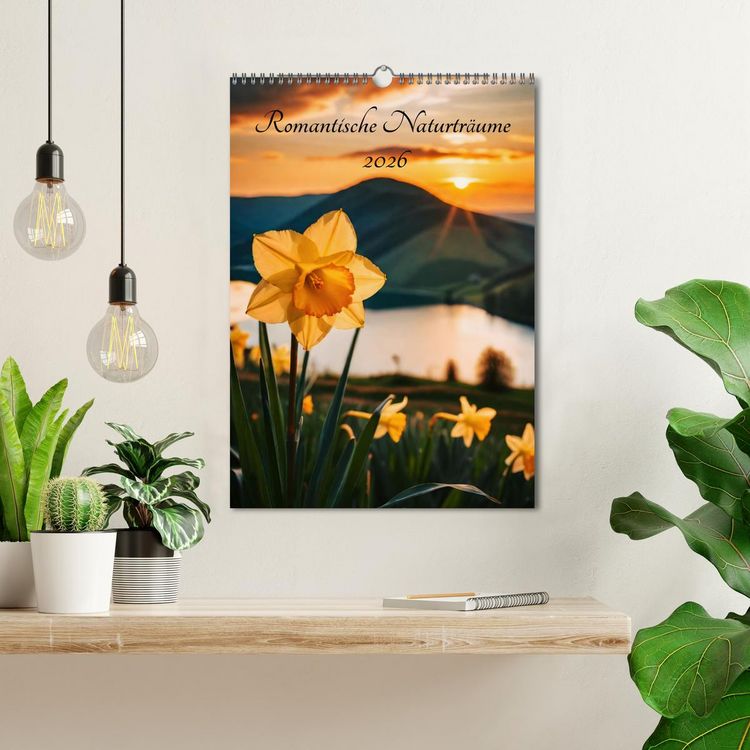 Produktbild: Romantische Naturtr&auml;ume (Wandkalender 2026 DIN A3 hoch), CALVENDO Monatskalender
