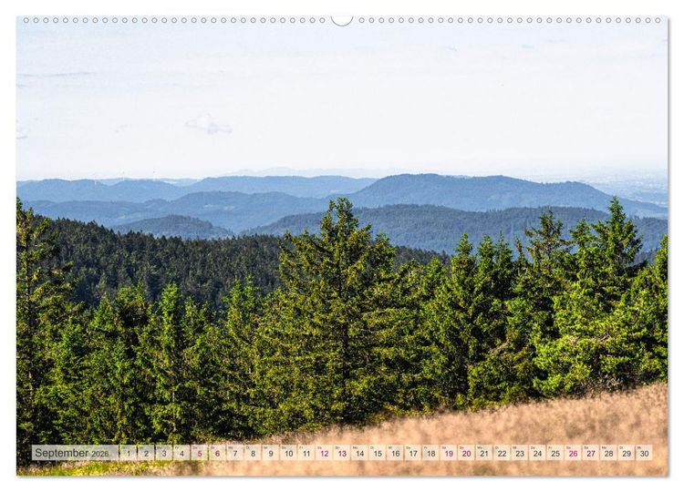 Produktbild: Entlang der Schwarzwald-Hochstra&szlig;e (Wandkalender 2026 DIN A2 quer), CALVENDO Monatskalender