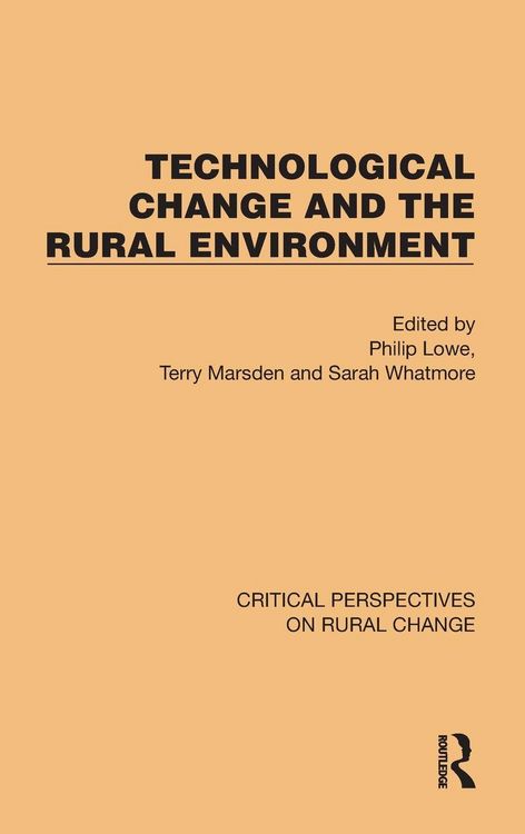 Produktbild: Technological Change and the Rural Environment