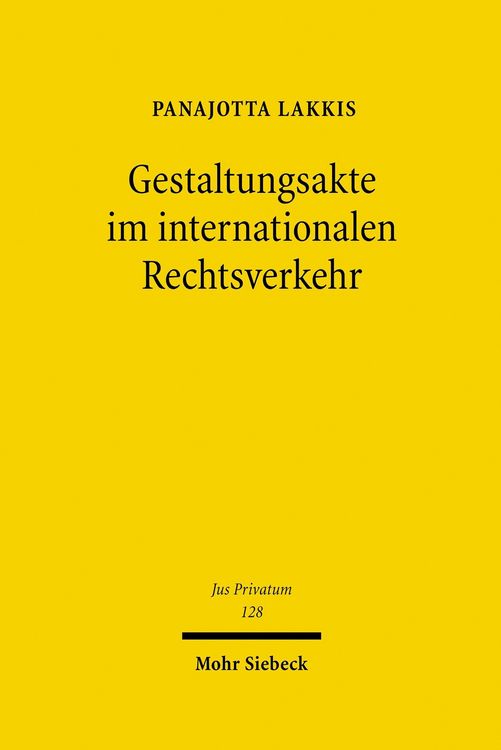 Produktbild: Gestaltungsakte im internationalen Rechtsverkehr