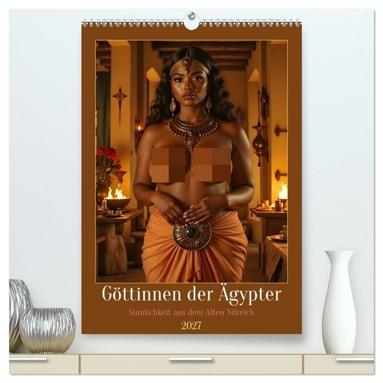 Produktbild: G&ouml;ttinnen der &Auml;gypter (hochwertiger Premium Wandkalender 2027 DIN A2 hoch), Kunstdruck in Hochglanz