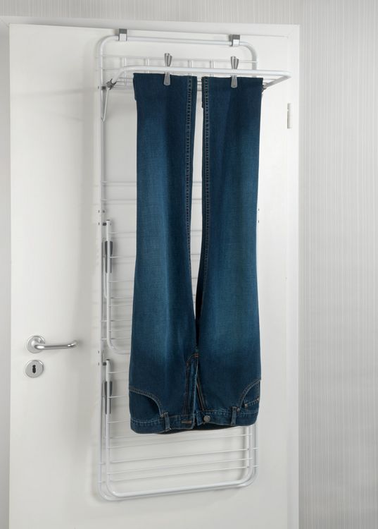 Produktbild: &Uuml;ber-T&uuml;r W&auml;schetrockner, mit 6 integrierten Haken