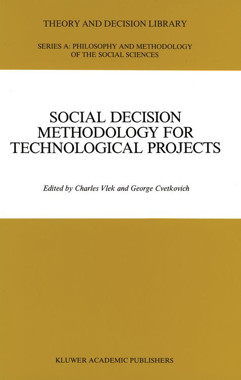 Produktbild: Social Decision Methodology for Technological Projects